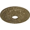Ekena Millwork Warsaw Medallion (Canopies up to 3 1/2"), 18"OD x 3 1/2"ID x 1 3/8"P, Mississippi Mud Crackle CM18WAMMC - alternate 4